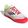 imageAdidas UnisexChild F50 Club TurfWhiteBlackSolar Yellow