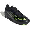 imageAdidas UnisexChild F50 League Firm GroundMulti Ground Soccer Cleats Little KidBig KidBlackIron MetallicLucid Lemon