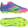 imageAdidas UnisexChild F50 League Firm GroundMulti Ground Soccer Cleats Little KidBig KidBlue FusionLucid LemonLucid Pink