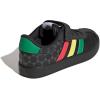 imageAdidas UnisexChild Vl Court 30 Elastic Lace amp StrapBlackGreenPure Ruby