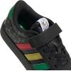 imageAdidas UnisexChild Vl Court 30 Elastic Lace amp StrapBlackGreenPure Ruby