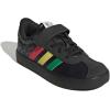imageAdidas UnisexChild Vl Court 30 Elastic Lace amp StrapBlackGreenPure Ruby