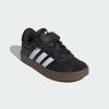 imageAdidas UnisexChild Vl Court 30 Elastic Lace amp StrapBlackWhiteGum