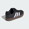 imageAdidas UnisexChild Vl Court 30 Elastic Lace amp StrapBlackWhiteGum