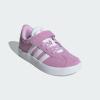 imageAdidas UnisexChild Vl Court 30 Elastic Lace amp StrapBliss LilacWhiteGrey