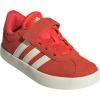 imageAdidas UnisexChild Vl Court 30 Elastic Lace amp StrapBright RedWhiteOff White