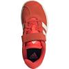 imageAdidas UnisexChild Vl Court 30 Elastic Lace amp StrapBright RedWhiteOff White