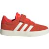 imageAdidas UnisexChild Vl Court 30 Elastic Lace amp StrapBright RedWhiteOff White