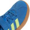 imageAdidas UnisexChild Vl Court 30 Elastic Lace amp StrapBright RoyalPulse LimeGum