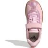 imageAdidas UnisexChild Vl Court 30 Elastic Lace amp StrapClear PinkClear PinkGum