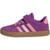 imageAdidas UnisexChild Vl Court 30 Elastic Lace amp StrapFlash PinkBliss PinkClear Pink
