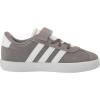 imageAdidas UnisexChild Vl Court 30 Elastic Lace amp StrapGreyWhiteGrey