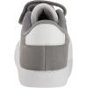 imageAdidas UnisexChild Vl Court 30 Elastic Lace amp StrapGreyWhiteGrey