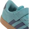 imageAdidas UnisexChild Vl Court 30 Elastic Lace amp StrapMint TonPreloved InkSilver Metallic