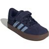 imageAdidas UnisexChild Vl Court 30 Elastic Lace amp StrapNight IndigoClear SkyGum