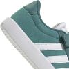 imageAdidas UnisexChild Vl Court 30 Elastic Lace amp StrapPowder TealWhitePreloved Teal
