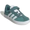 imageAdidas UnisexChild Vl Court 30 Elastic Lace amp StrapPowder TealWhitePreloved Teal