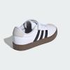 imageAdidas UnisexChild Vl Court 30 Elastic Lace amp StrapWhiteBlackGrey