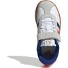 imageAdidas UnisexChild Vl Court 30 Elastic Lace amp StrapWhitePure RubyMystery Ink