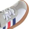 imageAdidas UnisexChild Vl Court 30 Elastic Lace amp StrapWhitePure RubyMystery Ink