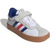 imageAdidas UnisexChild Vl Court 30 Elastic Lace amp StrapWhitePure RubyMystery Ink