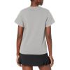 imageAdidas Womens Girls on The Run TShirtMedium Grey Heather