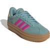 imageAdidas Womens Vl Court30Powder TealShock PinkPowder Yellow