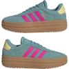 imageAdidas Womens Vl Court30Powder TealShock PinkPowder Yellow