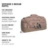 imageadidas Defender 5 Duffel Bag  Premium Duffle for Sports Gym amp TravelChalky BrownGunmetal