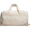 imageadidas Defender 5 Duffel Bag  Premium Duffle for Sports Gym amp TravelCrystal Linen BeigeTrace Khaki