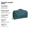 imageadidas Defender 5 Duffel Bag  Premium Duffle for Sports Gym amp TravelPreloved Teal GreenBlack