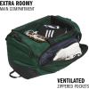 imageadidas Defender 5 Duffel Bag  Premium Duffle for Sports Gym amp TravelTeam Dark Green