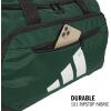 imageadidas Defender 5 Duffel Bag  Premium Duffle for Sports Gym amp TravelTeam Dark Green