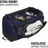 imageadidas Defender 5 Duffel Bag  Premium Duffle for Sports Gym amp TravelTeam Navy Blue 2
