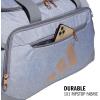 imageadidas Defender 5 Duffel Bag  Premium Duffle for Sports Gym amp TravelTwill GreyRose Gold