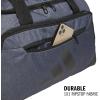 imageadidas Defender 5 Duffel Bag  Premium Duffle for Sports Gym amp TravelTwill Onix GreyBlack