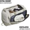 imageadidas Defender 5 Duffel Bag  Premium Duffle for Sports Gym amp TravelWonder Alumina GreyPutty Beige
