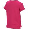 imageadidas Girls Big Short Sleeve Graphic Tee Shirts MagentaSweatshirt L 1214
