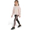 imageadidas Girls Long Sleeve Waist Crew Tee TShirtPink With Multicolor