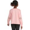 imageadidas Girls Long Sleeve Waist Crew Tee TShirtSemi Spark Pink