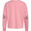 imageadidas Girls Long Sleeve Waist Crew Tee TShirtSemi Spark Pink