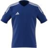 imageadidas Kids Boys Tiro23 V Neck Short Sleeve Jersey Soccer Cleats  BlueTeam Royal BlueWhite