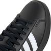 imageadidas Womens Grand Court Lo SneakersBlackWhiteWhite