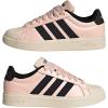 imageadidas Womens Streettalk Lace Up Sneakers Shoes Casual  WhiteBlush PinkBlackWonder White