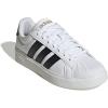 imageadidas Womens Streettalk Lace Up Sneakers Shoes Casual  WhiteWhiteBlackGold Metallic