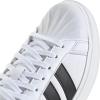 imageadidas Womens Streettalk Lace Up Sneakers Shoes Casual  WhiteWhiteBlackGold Metallic