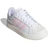 imageadidas Womens Streettalk Lace Up Sneakers Shoes Casual  WhiteWhiteClear PinkWhite