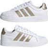 imageadidas Womens Streettalk Lace Up Sneakers Shoes Casual  WhiteWhiteCyber MetallicWhite