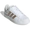 imageadidas Womens Streettalk Lace Up Sneakers Shoes Casual  WhiteWhiteCyber MetallicWhite