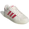 imageadidas Womens Streettalk Lace Up Sneakers Shoes Casual  WhiteWhiteSemi Lucid RedSilver Metallic